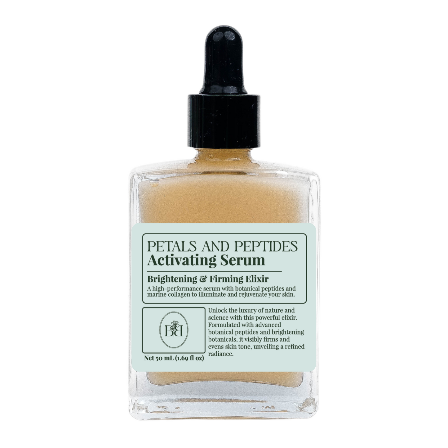 Petals and Peptides Activating Serum (50 ml glass dropper)