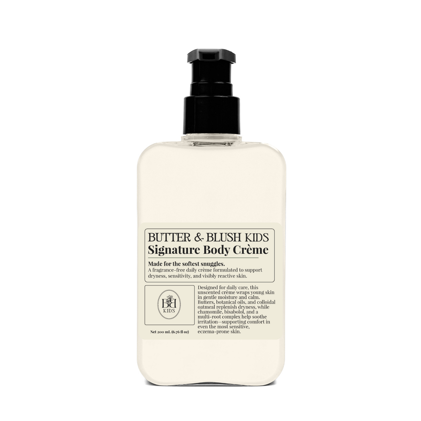Butter & Blush KIDS – Signature Body Crème (200 ml pump bottle)