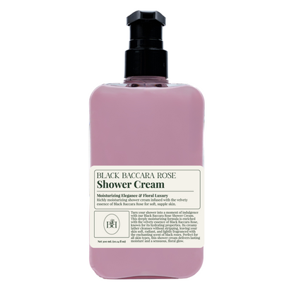 Black Baccara Rose Shower Cream (300 ml pump bottle)