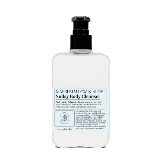 Butter & Blush KIDS – Marshmallow & Aloe Sudsy Body Cleanser (200 ml pump bottle)