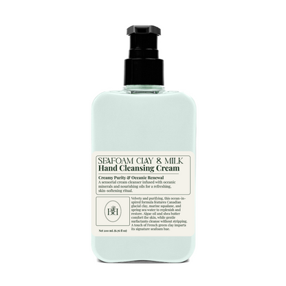 Seafoam Clay & Milk Hand Cleansing Cream (200 ml pump bottle)