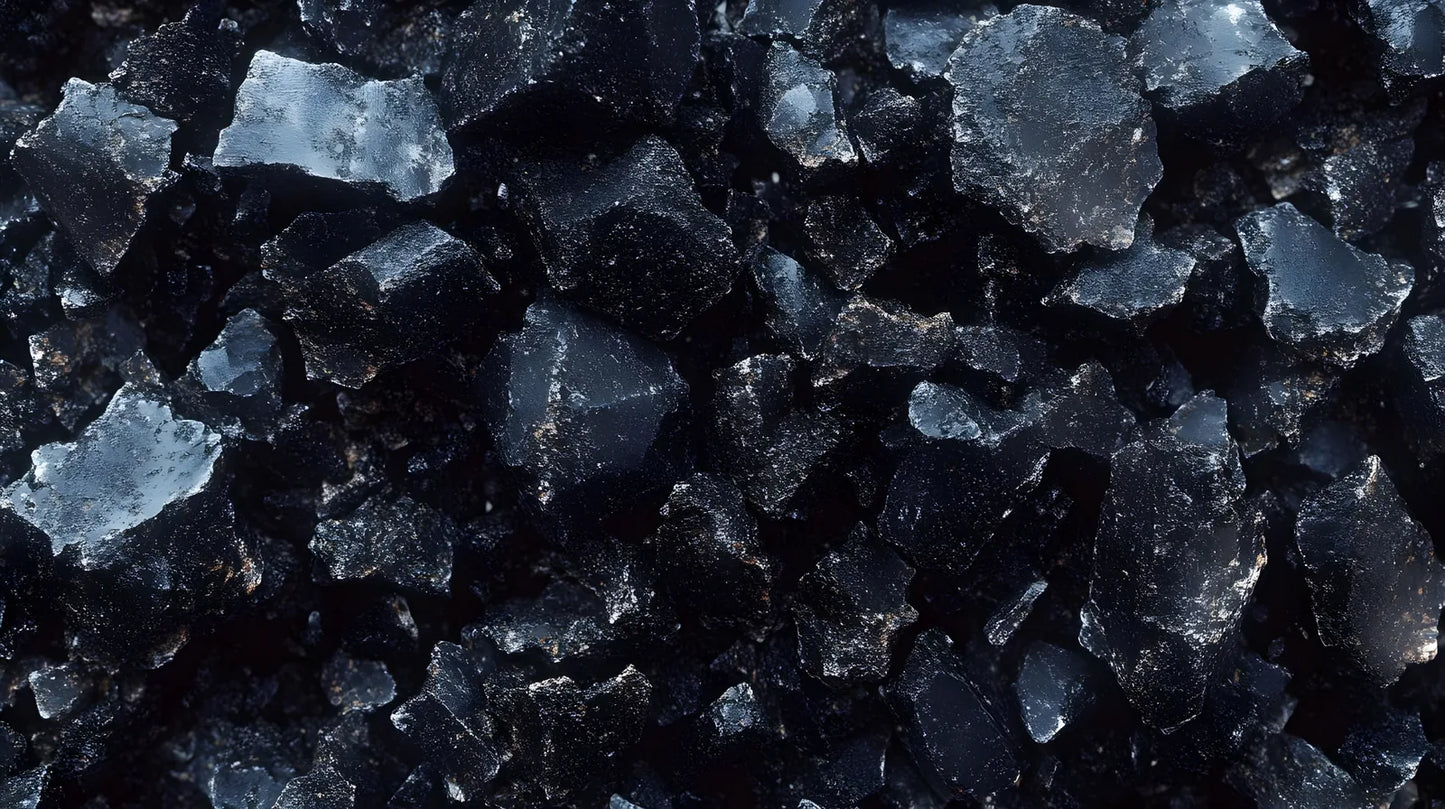 Black Lava Salt, source of Sodium Chloride in Opulent Black Salt Body Polish