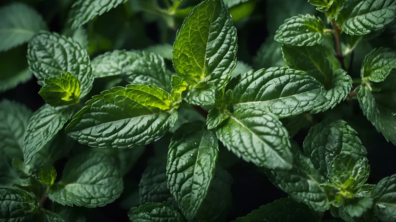 Peppermint, source of Mentha Piperita in Opulent Black Salt Body Polish